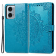 Klopové pouzdro pro Motorola Moto G24 / G24 Power / G04, Mandala, modré