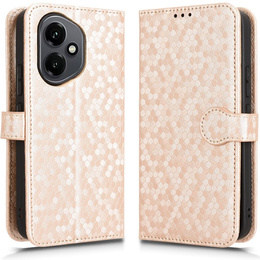 Flipové pouzdro pro Honor 400 5G, Wallet Rhombus, růžové