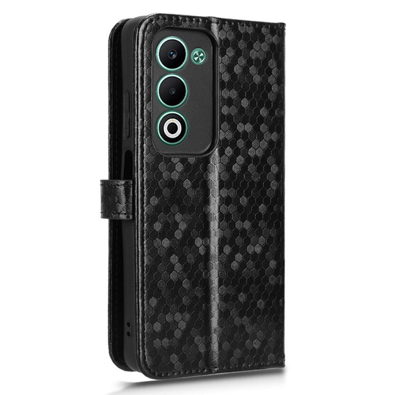 Flipové pouzdro pro Oppo A5 5G / A5m, Wallet Rhombus, černé