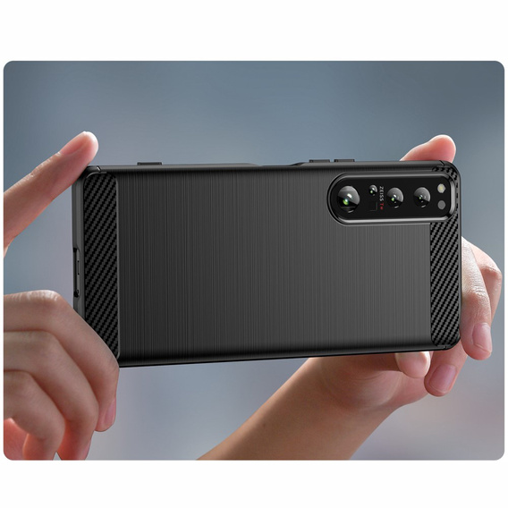 Pouzdro pro Sony Xperia 1 IV, Carbon, černé