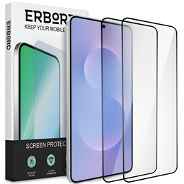 2x tvrzené sklo ERBORD 3D pro Samsung Galaxy S25 Edge pro celý displej