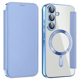 Klopové pouzdro pro Samsung Galaxy A36, RFID Wallet MagSafe CamShield, modré