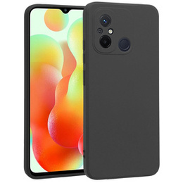 Pouzdro pro Xiaomi Redmi 12C, Silicone Lite, černé