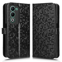 Flipové pouzdro pro Oppo A5 5G / A5m, Wallet Rhombus, černé