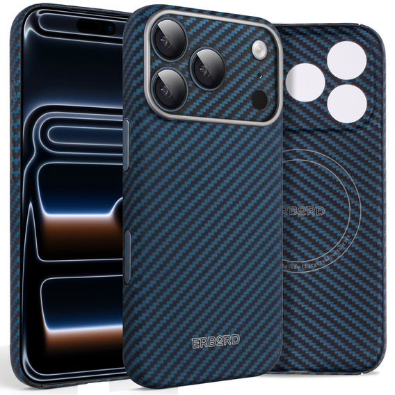 ERBORD Full Kevlar pouzdro pro MagSafe pro iPhone 17 Pro