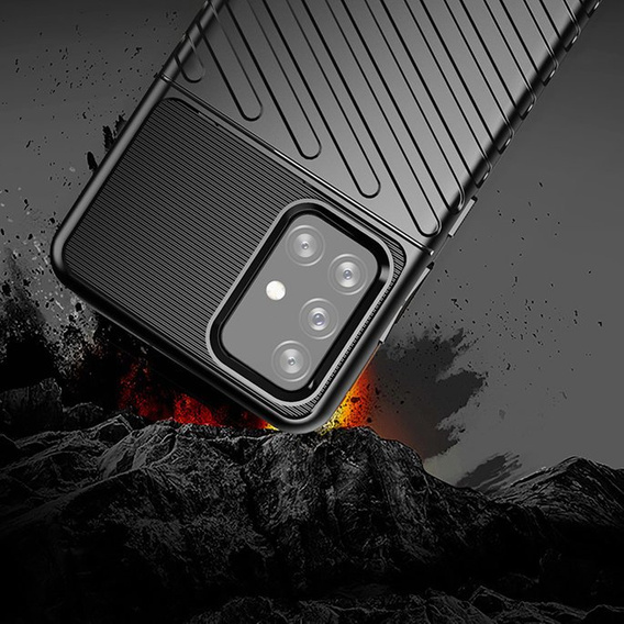 Pouzdro pro Samsung Galaxy A72 5G / A72 LTE, Thunder, černé