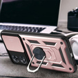 Pouzdro pro Oppo A78 4G, CamShield Slide, růžové rose gold