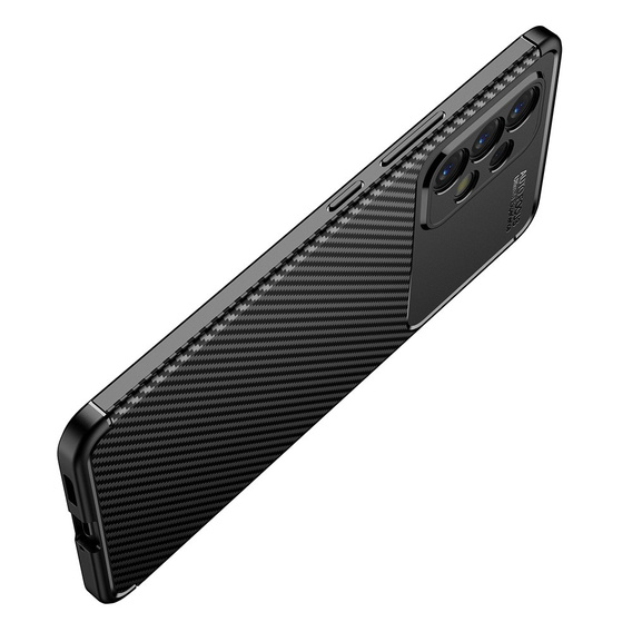 Pouzdro pro Samsung Galaxy A53 5G, Carbon Gel, černé