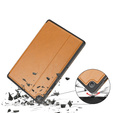 Pouzdro pro Samsung Galaxy Tab A9+, Business Card and Pen Slot, hnědé