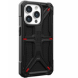 Pouzdro Urban Armor Gear pro iPhone 15 Pro, Monarch, Kevlar černé