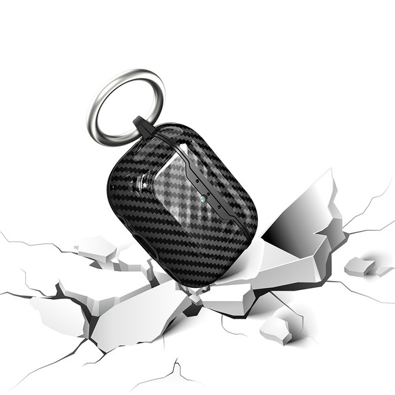 Pouzdro TPU s texturou z uhlíkových vláken pro AirPods Pro 3
