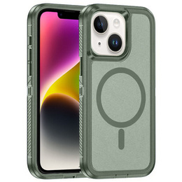 Pouzdro s rámečkem pro iPhone 13/14, pro MagSafe, zelené
