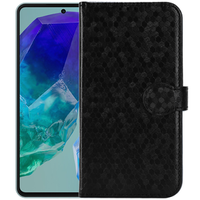 Flipové pouzdro pro Samsung Galaxy M55 5G, Wallet Rhombus, modré