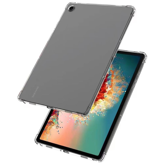 Pouzdro pro Samsung Galaxy Tab A9+, silikonové, průhledné