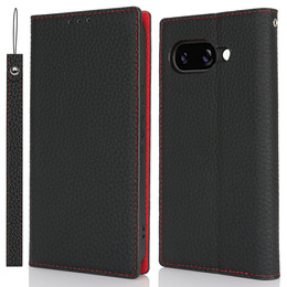 Klopové pouzdro pro Google Pixel 9A, Litchi Skin Grain, černé