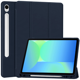 Pouzdro pro Samsung Galaxy Tab S10 FE+ Plus, Smartcase s prostorem pro stylus, námořnicky modré