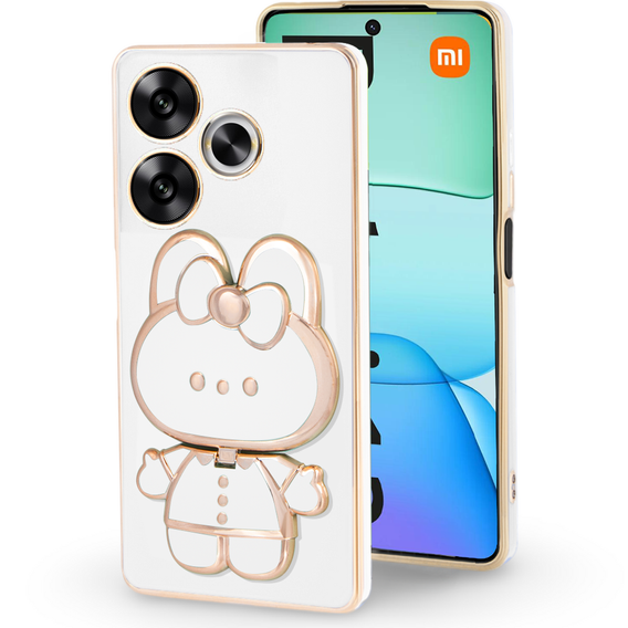 Pouzdro pro Xiaomi Redmi 13, Bunny, bílé