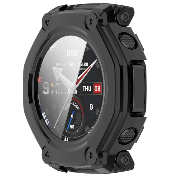 2v1 Ochranné pouzdro + tvrzené sklo pro Amazfit T-Rex 3 Pro