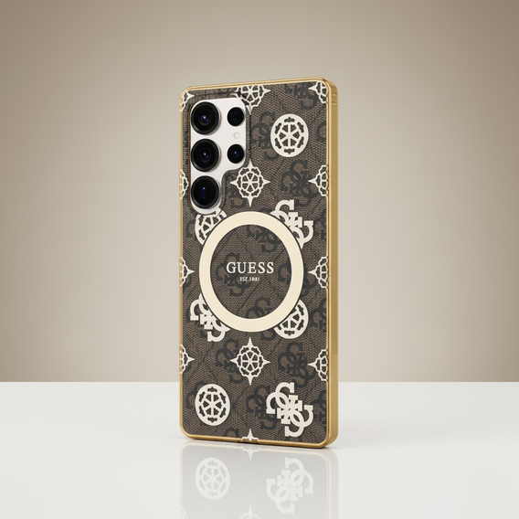 Pouzdro GUESS Magnetic IML Peony pro Samsung Galaxy S25 Ultra