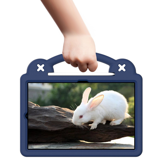 Dětské pouzdro pro Samsung Galaxy Tab S6 Lite 10.4 2020/2022 / Tab A7 2020 T500 / T505 / Tab S6 T860/T865, Cute Patterns, se stojánkem, námořnicky modré