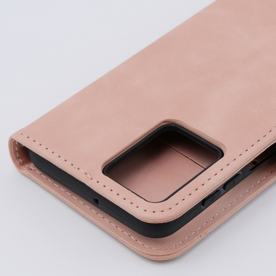 Klopové pouzdro pro Motorola Moto G54 5G, Card Slot, růžové