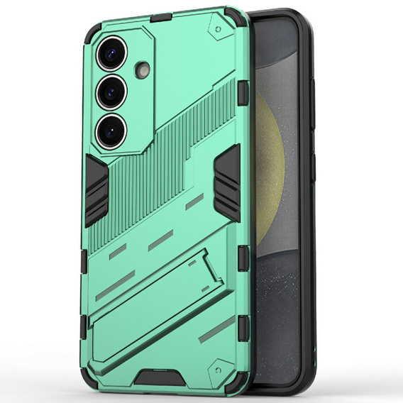 Pouzdro pro Samsung Galaxy A56 5G, Military kickstand, zelené