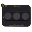 Tvrzené sklo na fotoaparát pro Samsung Galaxy Z Fold6 5G, černé