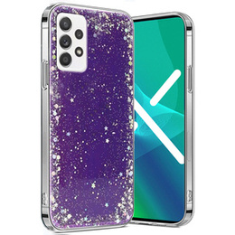 Pouzdro pro Samsung Galaxy A32 5G, Glittery, fialové