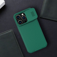Pouzdro pro iPhone 14 Pro Max, obrněné Nillkin, CamShield Pro, zelené