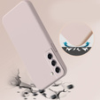 Pouzdro pro Samsung Galaxy S22 5G, Silicone Lite, růžové