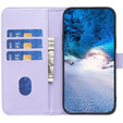 Klopové pouzdro pro Samsung Galaxy A55 5G,BINFEN Wallet, fialové