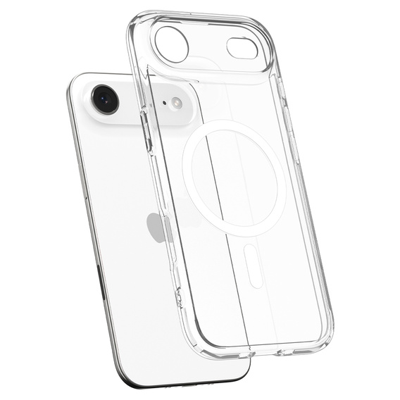 Spigen Ultra Hybrid MagSafe pouzdro pro iPhone Air, čiré/bílé