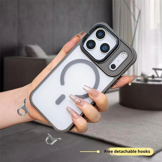 Pouzdro s podstavcem a odnímatelným řemínkem, pro MagSafe pro iPhone 17 Pro