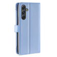 Klopové pouzdro pro Samsung Galaxy A54 5G, Wallet Zipper Pocket, modré