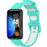 Pasek Silikonowy do Xiaomi Mi Band 7 Pro, Czarny / Czerwony