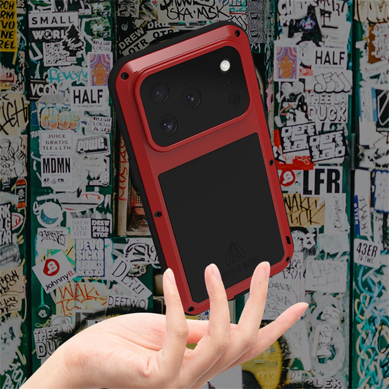 Pancéřové pouzdro s tvrzeným sklem pro iPhone 17 Pro