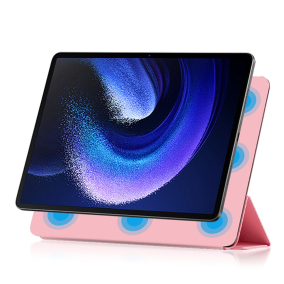 Pouzdro pro Xiaomi Pad 6, Magnetic Smartcase, růžové