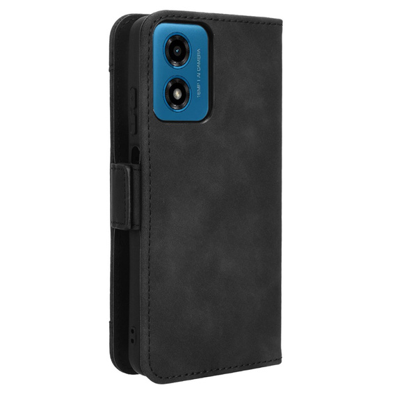 Klopové pouzdro pro Motorola Moto E14, Card Slot, černé