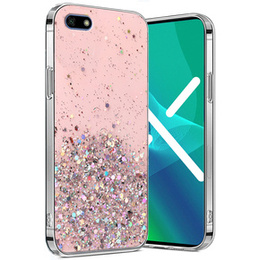 Pouzdro pro Huawei Y5 2018, Glittery, růžové