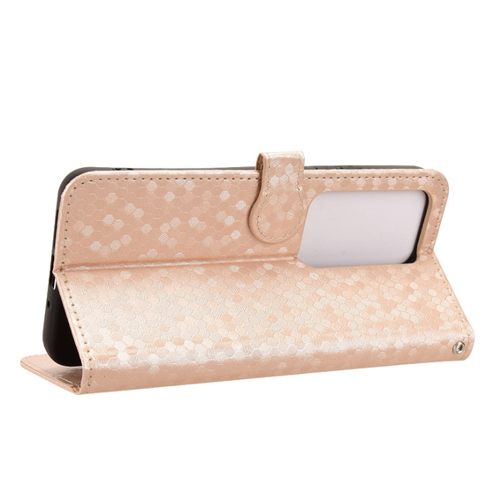 Flipové pouzdro pro Xiaomi Redmi Note 14 4G, Wallet Rhombus, černé