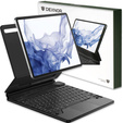 Pouzdro s klávesnicí pro Samsung Galaxy Tab S10+/S9 FE+ Plus/S9+/ S8+/ S7+/ S7 FE, Dexnor Magnetic Keyboard Touchpad, černé