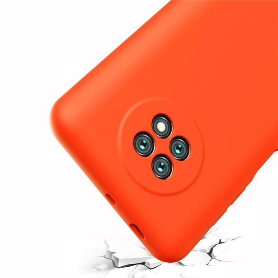 Pouzdro pro Xiaomi Redmi Note 9T 5G, Silicone Lite, červené