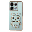 Pouzdro pro Xiaomi Redmi Note 13 Pro 5G, Rabbit, zelené + 9H tvrzené sklo