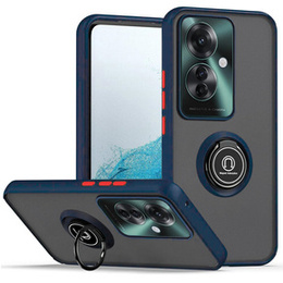 Pouzdro pro Oppo Reno 11F 5G, Frosted Ring, modré