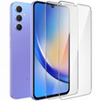 2x tvrzené sklo pro Samsung Galaxy A34 5G, ERBORD 9H Hard Glass na displeji