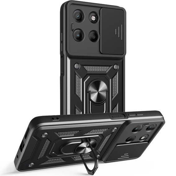 Pouzdro pro Motorola Moto G15 / Motorola Moto G15 Power, CamShield Slide, černé