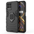 Pouzdro pro Realme 8i, Kickstand Ring, černé