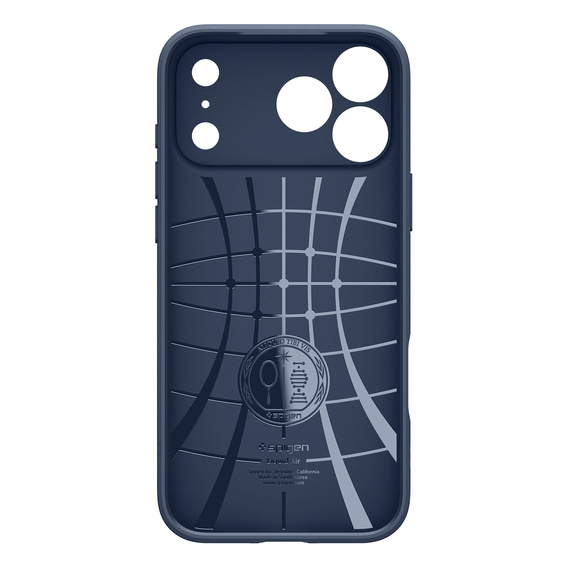 Pouzdro Spigen Liquid Air pro iPhone 17 Pro, námořnická modř
