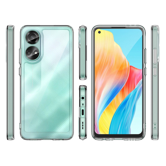 Pouzdro pro Oppo A58 4G, Fusion Hybrid, průhledné