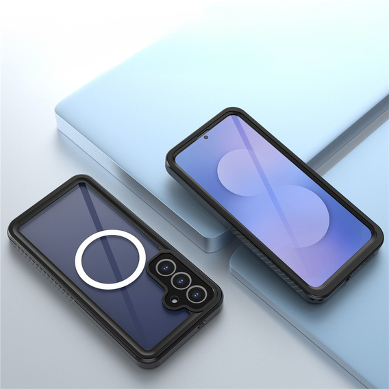 Vodotěsné pouzdro Redpepper IP68 s 360° ochranou a MagSafe pro Samsung Galaxy S25 FE